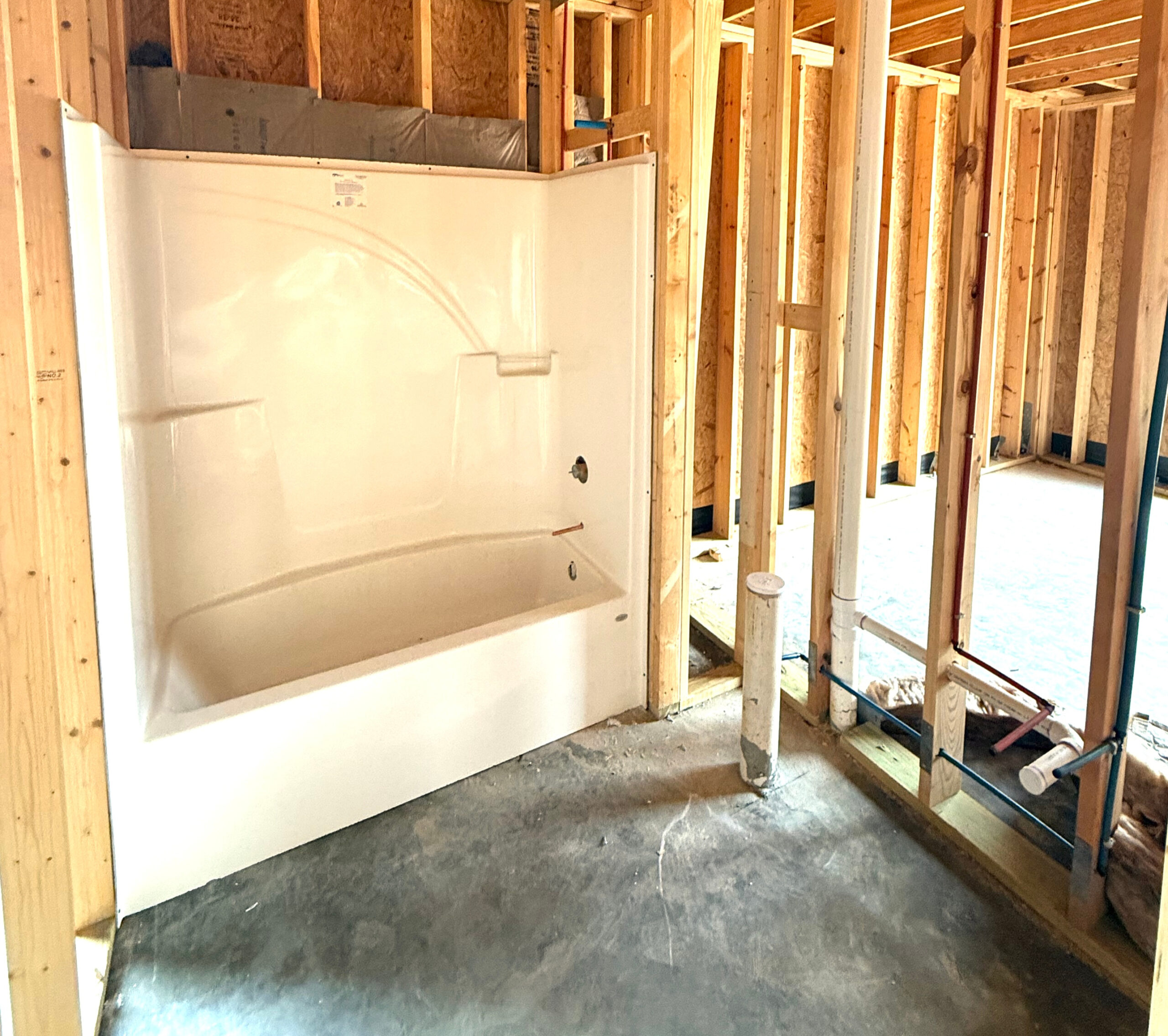 New Construction Plumbing